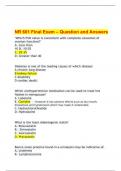  NR 601 Final Exam – Question and Answers