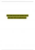 WGU D003 Study Guide Updated Version 2023 2024 100% Complete Solution