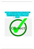 ATI PN COMPREHENSIVE PREDICTOR 2023-2024 RETAKE GUIDE/ ATI PN  COMPREHENSIVE/ ATI RETAKE  EXAM