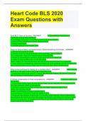 Bundle For BLS 2020 EXAM LATEST VERSION – REAL EXAM QUESTIONS – A GRADE