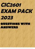 CIC2601 EXAM PACK 2023