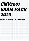 CMY2601 EXAM PACK 2023