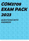 COM3708 EXAM PACK 2023