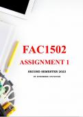 FAC1502 Assignment 2 Second Semester 2023