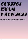 CUS3701 EXAM PACK 2023