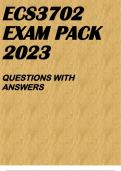 ECS3702 EXAM PACK 2023