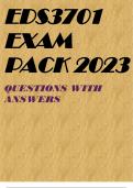 EDS3701 EXAM PACK 2023