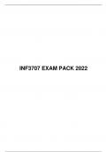 INF 3707 EXAM PACK 2022, University of South Africa (Unisa)