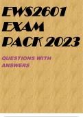 EWS2601 EXAM PACK 2023