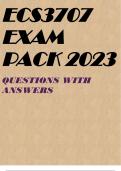 ECS3707 EXAM PACK 2023