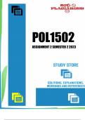 POL1502 Assignment 2 Semester 2 2023