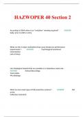 HAZWOPER 40 Section 2