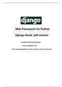 DJANGO COMPLETE NOTES