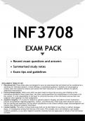 INF3708 EXAM PACK 2023 - DISTINCTION GUARANTEED