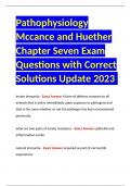 Pathophysiology Mccance and Huether Chapter Seven &pathophysiology 8th edition Mccance and Huether