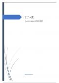 Samenvatting -  Ethiek