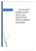 PN ATI EXIT EXAMS WITH NGN 1,2&4 QUESTIONS WITH CORRECT ANSWERS 2023/2024