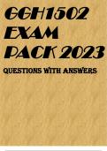 GGH1502 EXAM PACK 2023