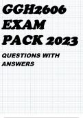 GGH2606 EXAM PACK 2023