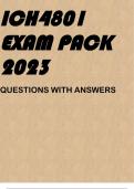 ICH4801 EXAM PACK 2023