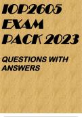 IOP2605 EXAM PACK 2023