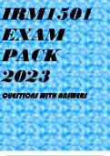 IRM1501 EXAM PACK 2023