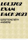 LGL3702 EXAM PACK 2023