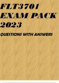 FLT3701 EXAM PACK 2023