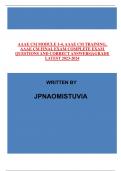 AAAE CM MODULE 1-4, AAAE CM TRAINING,AAAE CM FINAL EXAM COMPLETE EXAM QUESTIONS AND CORRECT ANSWERS GRADED A+ LATEST 2023-2024 ALL MODULES!!!