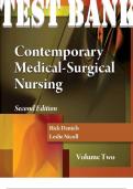 Contemporary Medical-Surgical Nursing by Daniels Rick & Nicoll Leslie. ISBN-13 978-1439058657. (All Chapters 1-66)