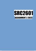 SRC2601 Assignment 2 2023 (ANSWERS)