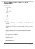 Test Bank for Mulholland’s The Nurse, The Math, The Meds E-Book: Drug Calculations Using Dimensional Analysis 5th Edition by Susan Turner