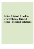 Relias Clinical Results Dysrhythmia Basic A | Relias Medical Solutions | Latest 2023/2024