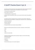 C ExCPT Practice Exam C (pt. 2) with complete answers