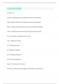 CLN 251/252 EXAM(Answered;graded A+)