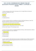 A COMPLETE BUNDLE FOR ATI RN COMPREHENSIVE PREDICTOR EXAM WITH NGN MIXED QUESTIONS 33 DIFFERENT SETS OF EXAMS/ BEST MATERIAL FOR REVISION /NEW!! /A  GRADE ASSURED