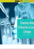 GCSE Chemistry - Rates of Reaction & Energy Changes