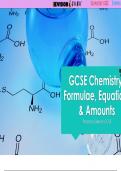 GCSE Chemistry - Formulae, Equations & Amounts