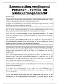 Samenvatting verdiepend personen-, familie- en relatievermogensrecht