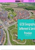 GCSE Geography - Settlement & Service Provision