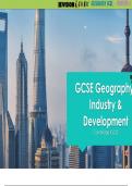 GCSE Geography - Industry & Development