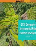 GCSE Geography - Environmental Risks of Economic Development