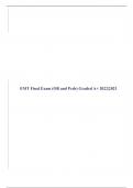 EMT Final Exam (OB and Peds) Graded A+ 2022|2023
