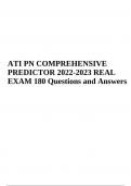 NGN ATI PN COMPREHENSIVE PREDICTOR EXAM | 180 Questions and Answers | Latest Update 2024/2025 (GRADED)