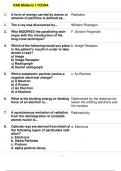 RAD Midterm 1 TCDHA 1. A form of energy carried by waves or streams of particles is defined as... Radiation 2. The x-ray was discovered by... Wilhelm Roentgen 3. Who MODIFIED the paralleling technique with the introduction of the long-cone technique? F. G