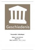 Geschiedenis - 2 vwo/gym