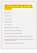 VMware VCP6-DCV Network Ports, Top Questions and answers, 100% Accurate. Graded A+