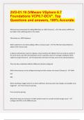 2VO-01.19 (VMware VSphere 6.7 Foundations VCP6.7-DCV". Top Questions and answers, 100% Accurate.