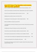 Acct 2101 Exam 2 Top Questions and answers, 100% Accurate, graded A+