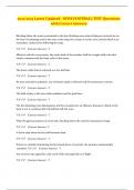 2022/2023 Latest Updated_ NFHS FOOTBALL TEST Questions with Correct Answers